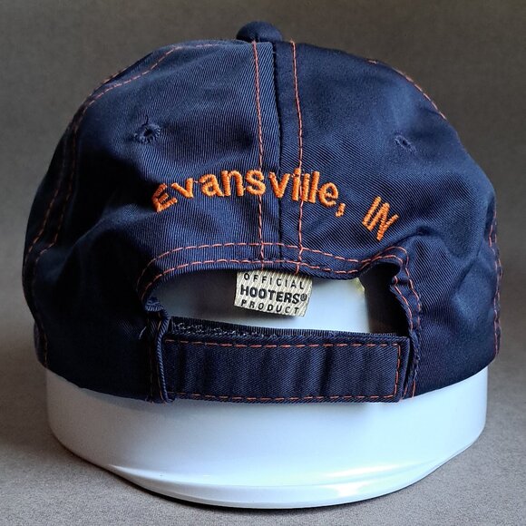 Hooters Fire Dept Evansville Indiana USED Hat (Velcroback, HFD, Restaurant) - Picture 4 of 9